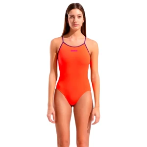 Arena Traje De Baño Tie Back Solid Bright Coral 38