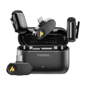 Maono Microphone Sans Fil Wm622 Pbc2 Black One Size unisex