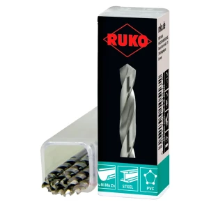 Ruko Broca De Metal Din 338 Hss Ground Self-centering Helical Ø 9 Mm 10 Unidades Silver One Size
