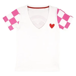 By City Camiseta De Manga Corta Bright Heart Agatha Ruiz De La Prada White / Pink S