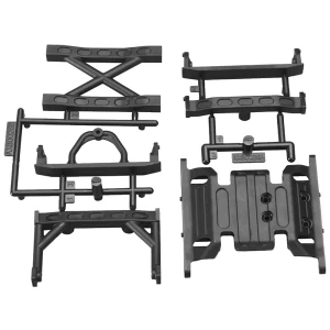 Axial Kit De Renfort De Châssis Scx10 Black One Size unisex