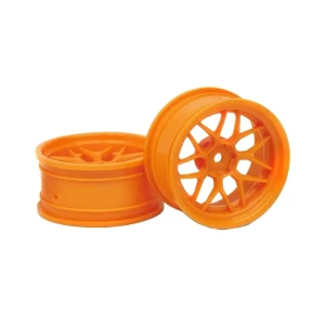 Hpi Racing Jante Tech 7 6mm Offset 2 Unités Orange One Size unisex