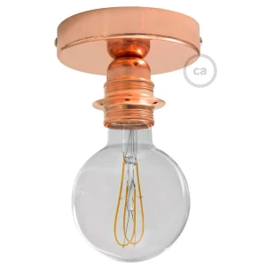 Creative Cables Applique Murale Sans Ampoule Fermaluce Threaded E27 Copper One Size