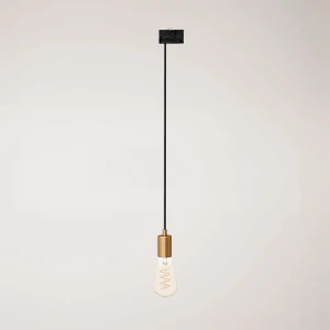 Creative Cables Lampe Suspendue Sans Ampoule Satin Metal Track Stucchi Satin Brass One Size