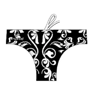 Turbo Bañador Slip Madeira Black / White L