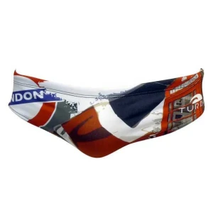 Turbo Bañador Slip London Multicolor 3-4 Años