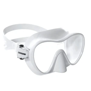 Cressi Máscara De Buceo F1 Frameless White One Size