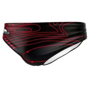 Turbo Bañador Slip Isobars Black L