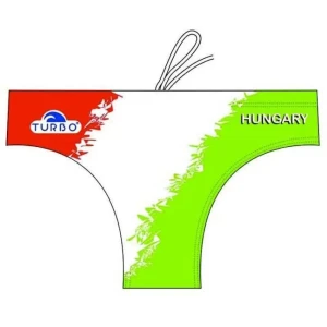 Turbo Bañador Slip Hungary New Green / White 4XL