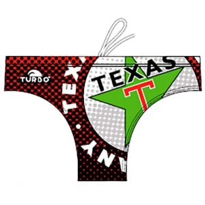 Turbo Bañador Slip Texas-gasoline Blurred Red / Green 4XL