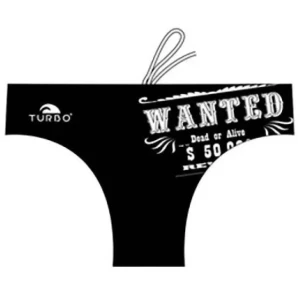 Turbo Bañador Slip Wanted Black / White M