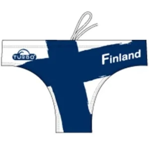 Turbo Bañador Slip Finland Navy / White 2XL