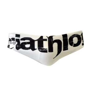 Turbo Bañador Slip Triathlon Basic White / Black S