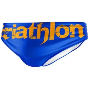 Turbo Bañador Slip Triathlon Basic Royal / Orange 3XL