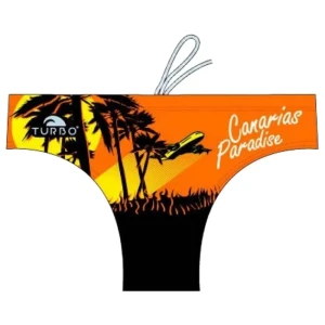 Turbo Bañador Slip Paradise Canary Island Orange L