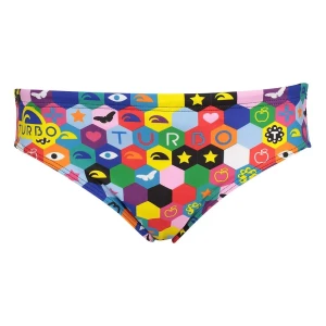 Turbo Bañador Slip Hexa Multicoloured M