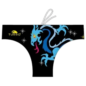 Turbo Bañador Slip Dragon Black S