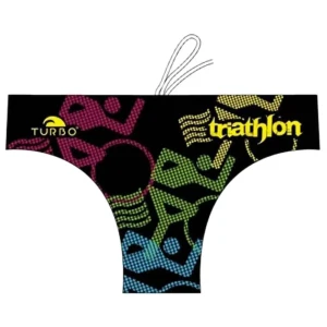 Turbo Bañador Slip Bikes Triathlon Black S