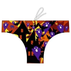 Turbo Bañador Slip Halloween Pumpkin Multicoloured M