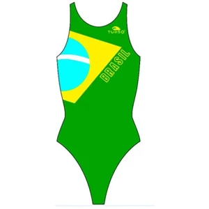 Turbo Traje De Baño Brazilian Flag Pro Resist Green / Yellow S