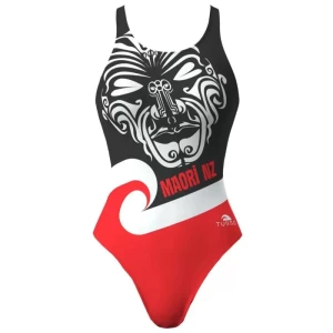 Turbo Traje De Baño Maori New Zealand Pro Resist Red / Black M