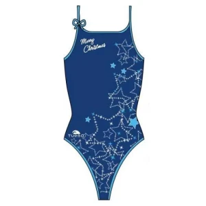 Turbo Traje De Baño Stars Christmas Navy L