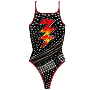 Turbo Traje De Baño Heavy Rock Black 4XL