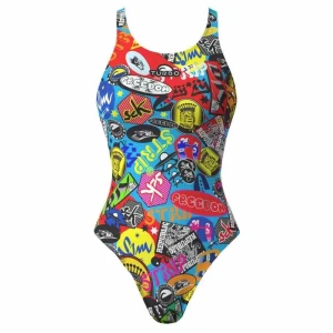 Turbo Traje De Baño Stickers Multicoloured M
