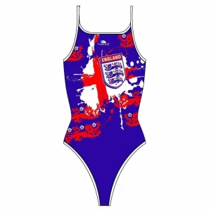 Turbo Traje De Baño England Shield Red / Navy 2XL