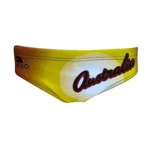 Turbo Bañador Slip Australia Sun Black 3XL