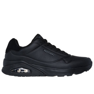 Buty męskie Skechers Uno Tailored Air 183007BBK - czarne