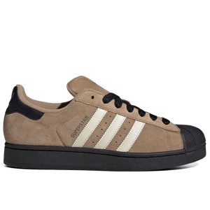 Buty unisex adidas Originals Superstar II JQ3221 - brązowe
