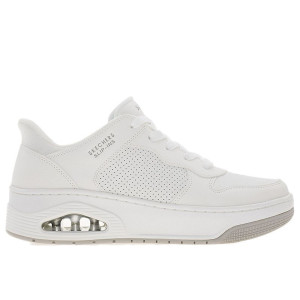 Buty męskie Skechers Slip-ins: Uno Court - Acacia 183151WHT - białe