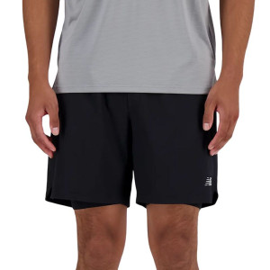 Spodenki męskie New Balance MS41288BK - czarne