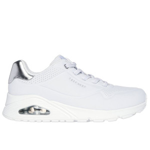 Buty damskie Skechers Uno Shimmer Away 155196WSL - białe