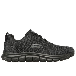 Buty męskie Skechers Track Front Runner 232298BBK - czarne