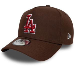 Czapka unisex New Era LA Dodgers MLB Outline Script 9FORTY E-Frame 60771811 - brązowa