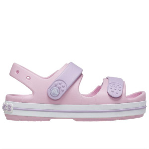 Sandały dziecięce Crocs Crocband Cruiser Sandal 209423-84I - różowe