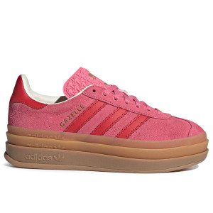 Buty młodzieżowe adidas Originals Gazelle Bold J JQ7407 - różowe