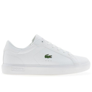 Buty młodzieżowe Lacoste Powercourt 1263 SUJ 751SUJ0003-21G - białe