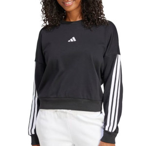 Bluza damska adidas Sportswear Essentials 3-Stripes French Terry JE0016 - czarna