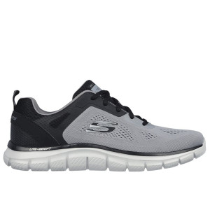 Buty męskie Skechers Track-Broader 232698GYBK - szare