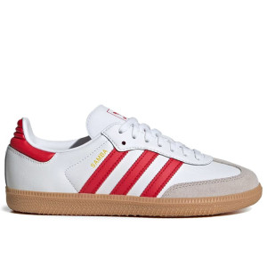 Buty młodzieżowe adidas Originals Samba OG J JQ2833 - białe