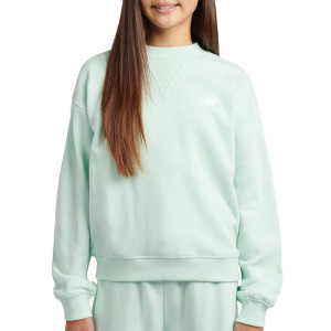 Bluza dziecięca New Balance LAKG0055COJ - miętowa