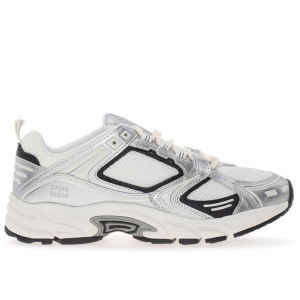 Buty damskie Tommy Jeans Archive Runner EN0EN02680-PE6 - srebrne