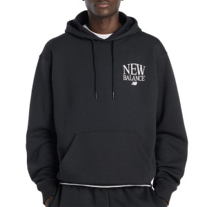 Bluza męska New Balance Reimagined Fleece Hoodie MT61L713BK - czarna