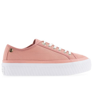 Buty Tommy Hilfiger Platform Vulcanized FW0FW07156-TQS - różowe