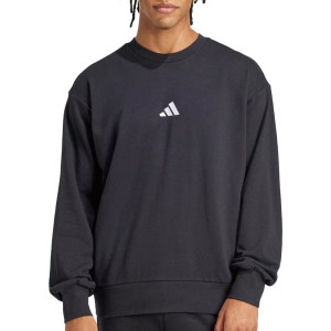 Bluza męska adidas Sportswear Essentials Feelcozy French Terry JE3837 - czarna