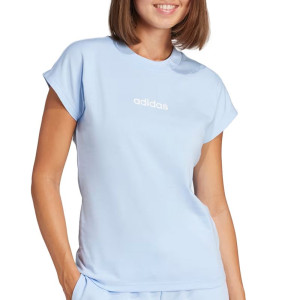 Koszulka damska adidas Sportswear Linear JG8660  - niebieska