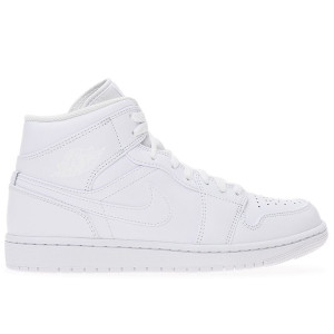 Buty Nike Air Jordan 1 MID 554724-136 - białe